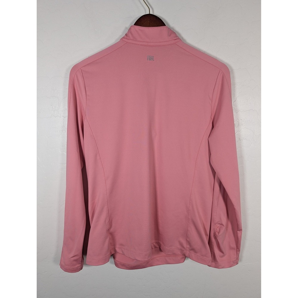 Tail Pullover Womens Medium Pink Quarter Zip Long Sleeve‎ Golf Athletic Stretch - Picture 5 of 12